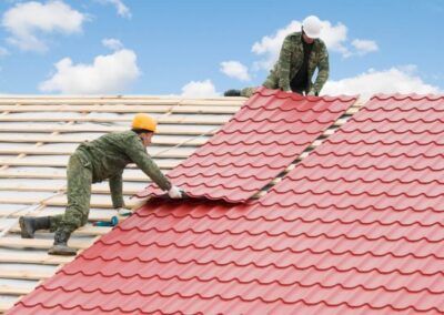 PVC roofing tiles